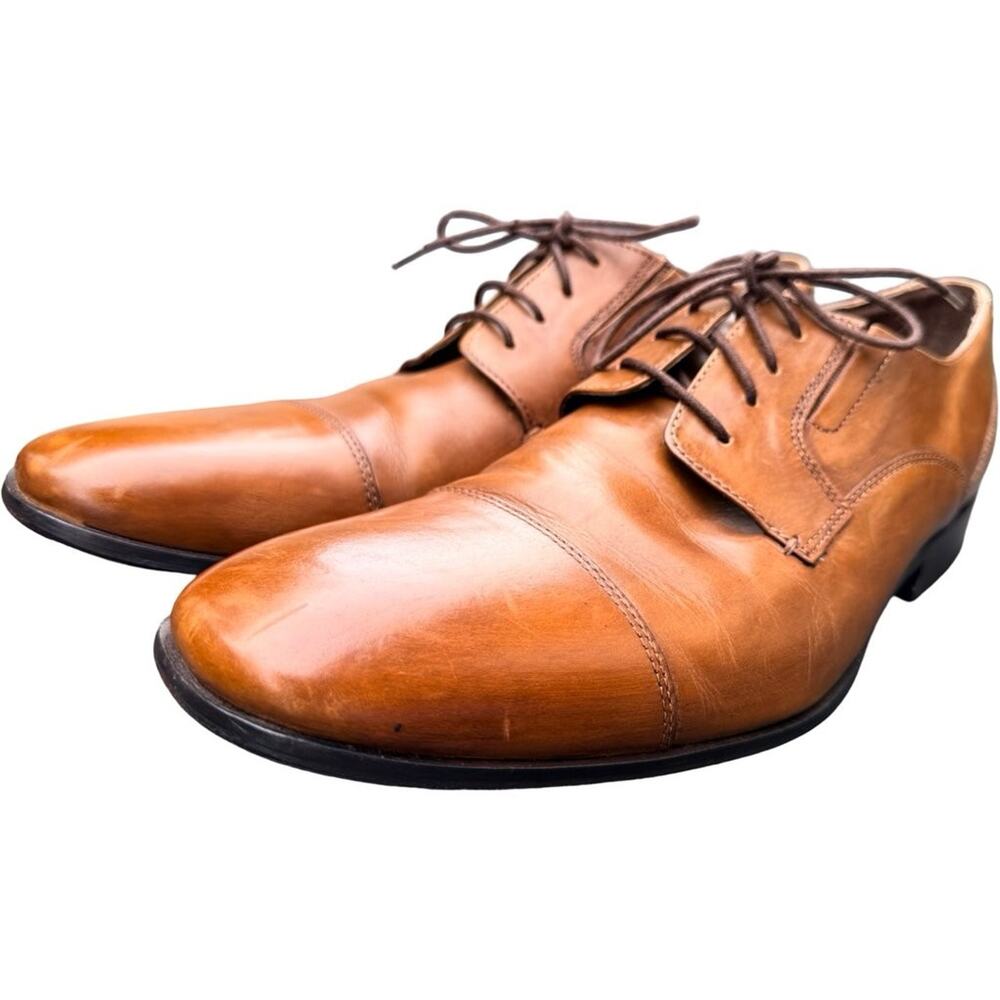 Bostonian Men's Oxford Leather Dress Shoes Tan Size 13 M